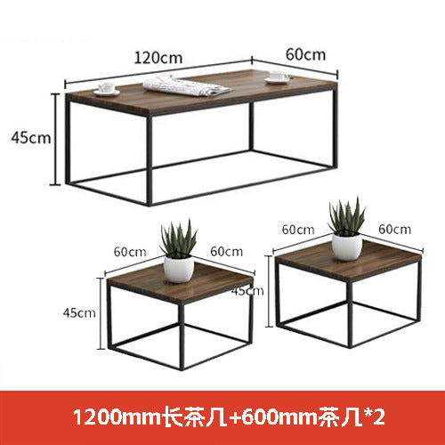 Long coffee table, living room, office, square, simple, modern furniture, for homeaccessible luxuryclassy sense, small apartment coffee table