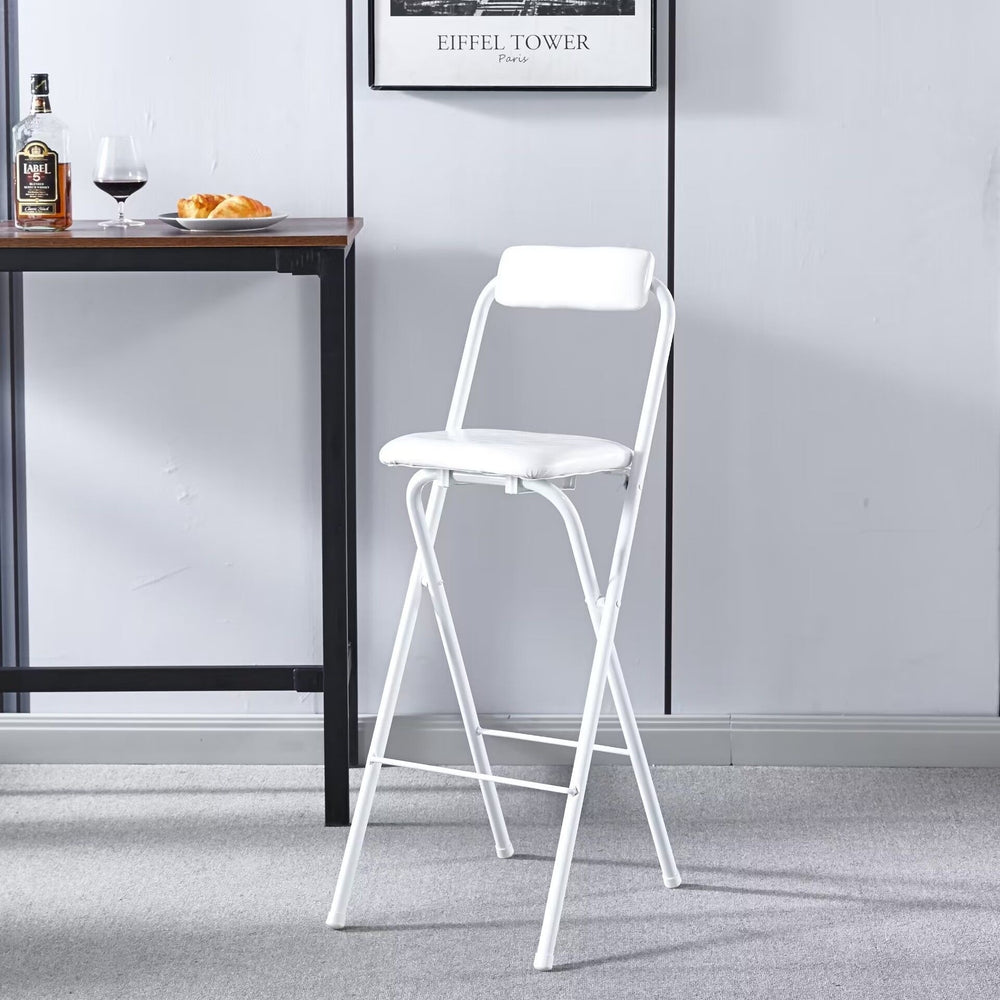 Portable foldable bar chair cashier counter bar chair front desk chair bar stool casual backrest dining chair bar counter default item