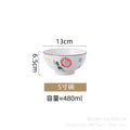 Nordic dinnerware set: creative ceramic bowls, dinner plates, and soup bowls for home use - minimalist underglaze ceramic tableware wholesale