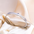 S-6017-2 silver bracelet