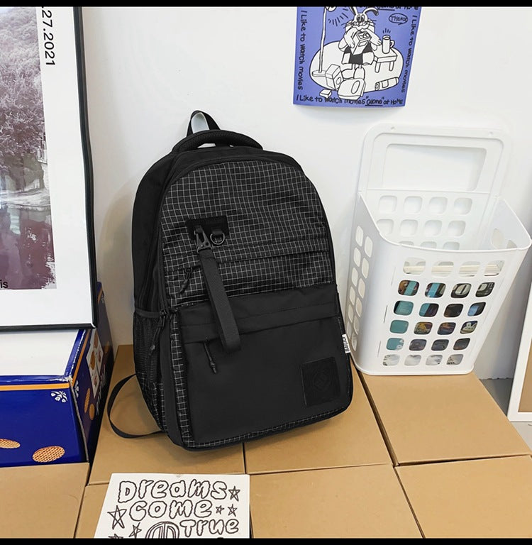 Backpack export model casual lightweight middle school student college student school bag large capacity casual travel breathable lightweight