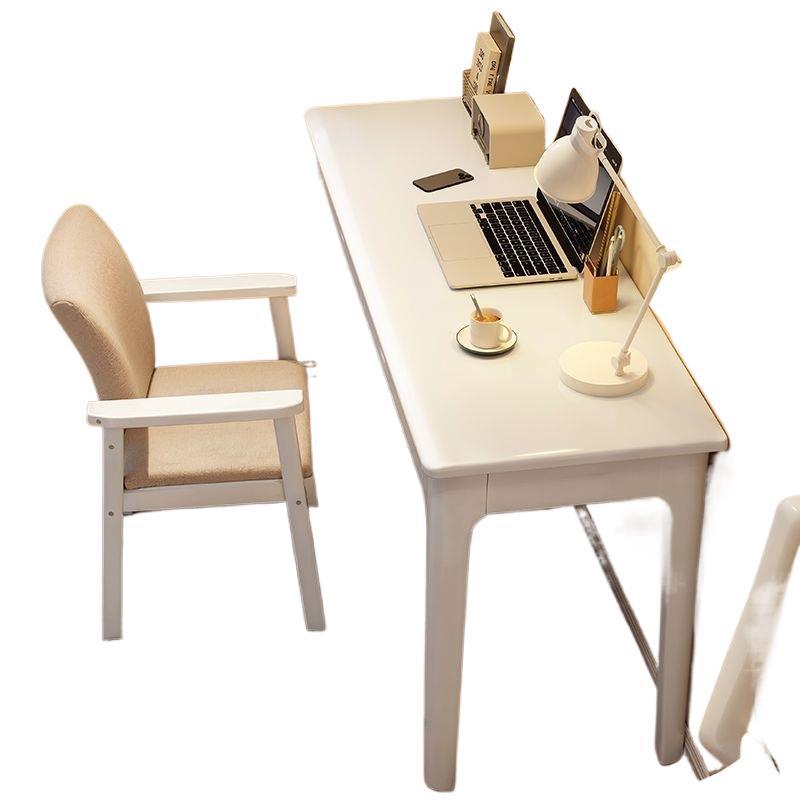 Solid wood desk - small apartment, home use, adult, rectangular table, modern minimalist, student study writing desk, computer desk
