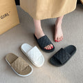 Casualcasualeasiest for matchcouple slippers for men and women popularthick soleplatform shoes soft bottomnon-slipniche style sandals and slippers outwear shoes