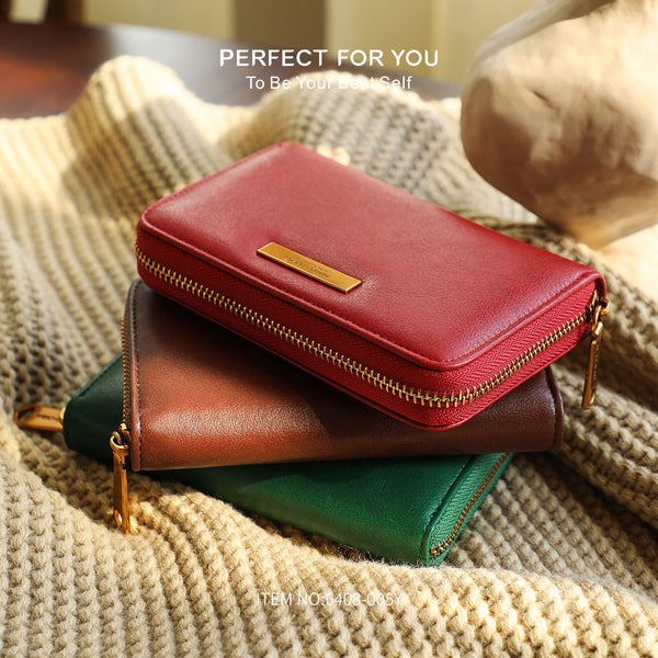 New wallet women's fashion Korean version wallet student multi-card zipper women's clutch bag change bag source factory