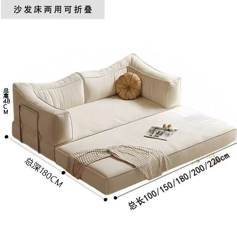 Compression module sofa small apartment lazy sofa for home sofa bed medieval style living room rental room foldable sofa