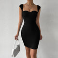 spring/summer new arrivals:  us & european style sexy nightclub mini dress - sleeveless knitted bodycon cami dress