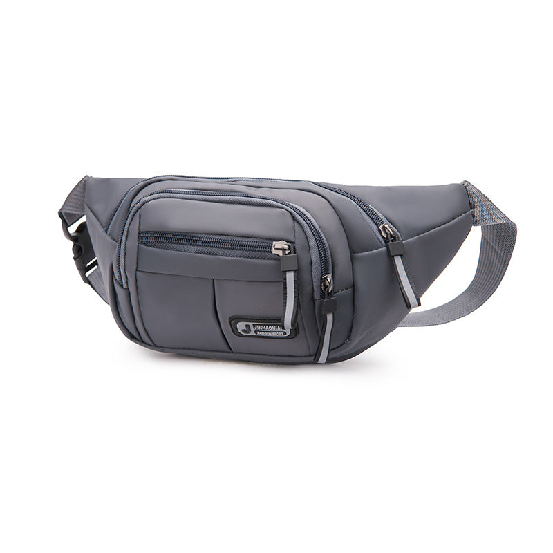 Fashion Trend Fanny Bag Sports Waterproof Crossbody Bag Outdoor Men's Breast Bag Multifunctional Mobile Phone Bag Unisex