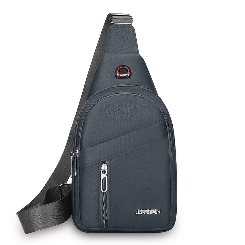 Cross-border fashion breast bag men's Oxford casual shoulder bag diagonal span new backpack trendy waist bag crossbody bag wholesale none