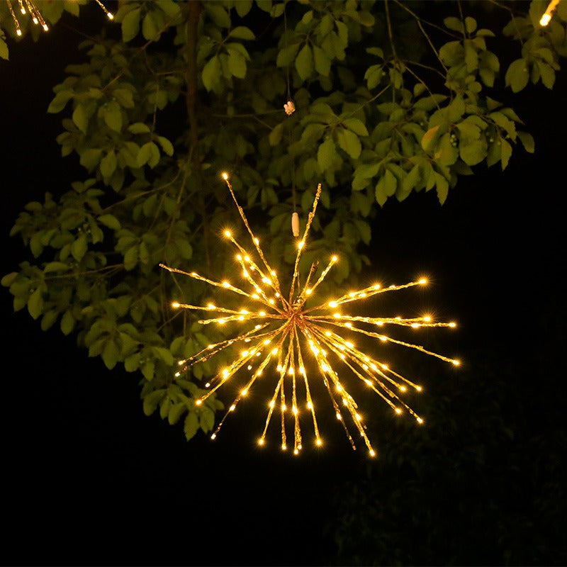 LED fireworks lights outdoor waterproof lights flashing lights string lights Gypsy street lighting lights hanging trees holiday decorative lights