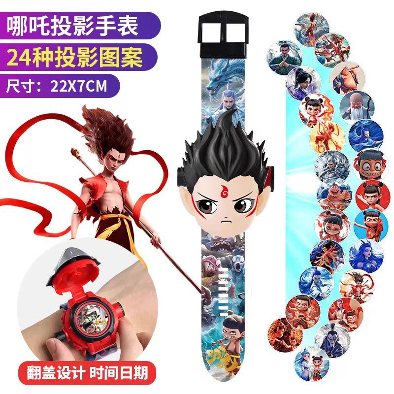 Kuromi projector watch - cartoon electronic light-up toy, creative gift, children's educational electronic watch gift