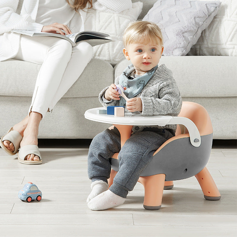 Baby dining chair, baby chair, backrest seat, for home small bench, low chair, dining table chair, kids stool