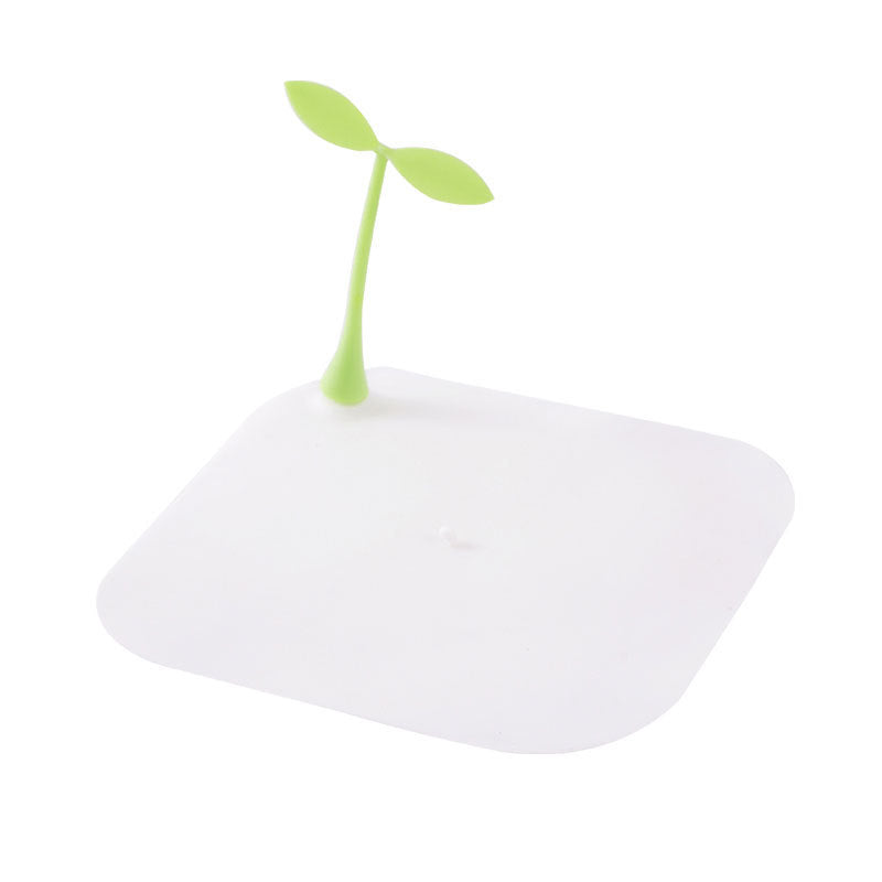 Floor drain cover Household bean sprouts Floor drain Silicone sewer deodorant cover Bathroom insect cover Bean seedlings Floor drain pad