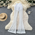 Lazy style casualloose pants for women summersense of design straps elastic waist slimming lookloose to cover the flesh and cover the crotch chiffon pants