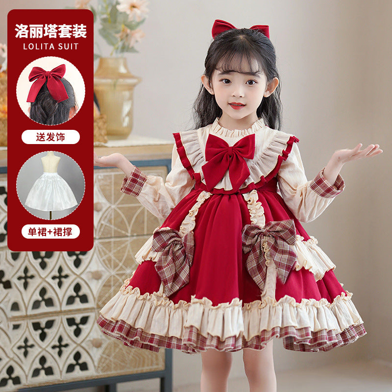 Lolita summer girls' princess dress, new  lolita style children's dress, lolita baby dress