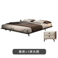 Personalized suspended bed italian normcore italian normcore bed without bedside bed master bedroom suspended bedside table integrated bed solid wood bed
