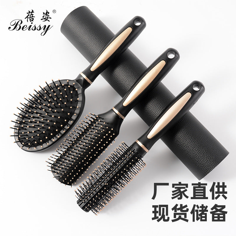 Spot A product anti-static modeling massage comb, household hair-free plastic air cushion comb, round plate smooth hair airbag comb