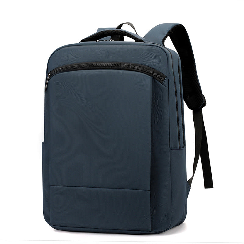 Processed Men's Backpack Double Back Commuter Business Travel Backpack Multifunctional Laptop Bag Printable Logo