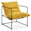 Yellow linen single