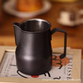 304 stainless steel milk frothing cup thickened tea pot fancy coffee latte art jar crane mouth italian milk frothing cup milk frothing cup