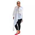 African women's clothing  fashion solid color plus size mother's dress irregular chiffon cross-border dress