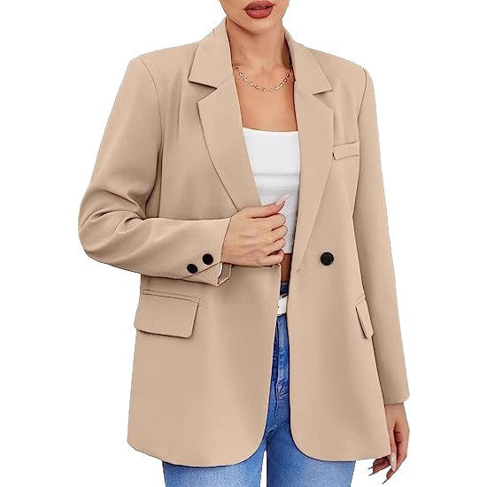 Fashion cross-border   small suit fall and winterolwork clothing lapel silmcardiganelegant suit