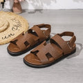 hot-selling  summer new sandals for women, plus-size, one-strap hook-and-loop closure, european and american style roman sandals