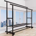 Simple clothes drying rack floor-standing clothes rack dormitory bedroom coat rack indoor balcony thickened rack for home