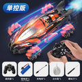 F1 remote control toy car - 360° universal joystick, all-around variable speed, rocket spray stunt racing f1 car