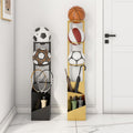 Basketball hoop rack - home sports equipment organizer - racket & soccer ball storage - multi-functional umbrella stand