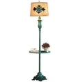 Green floor lamp living room bedroom american bedside lamp nordic coffee table floor lamp frenchretro lamp storage rack