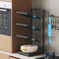 Kitchen storage rack for homemulti-layer pot storage rack multifunctional falling water sink cabinet layered pot rack