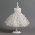 New arrival: export-quality girls' rhinestone bouquet dress - elegant princess style for special occasions, perfect for birthdays and weddings