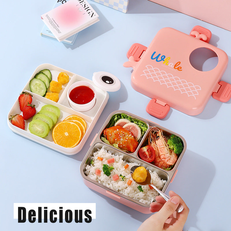 304 stainless steel lunch box for elementary school students - perfect for boys and girls, school-specific, divided compartments, insulated bento box