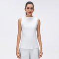 Women's casual activewear set: round neck sleeveless sports tank top & loose fit wide leg pants - perfect for tennis, yoga & more!