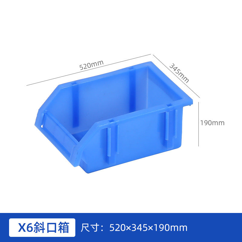 Free shipping oblique combined parts box plastic sorting shelf material box screw tool hardware accessories storage box