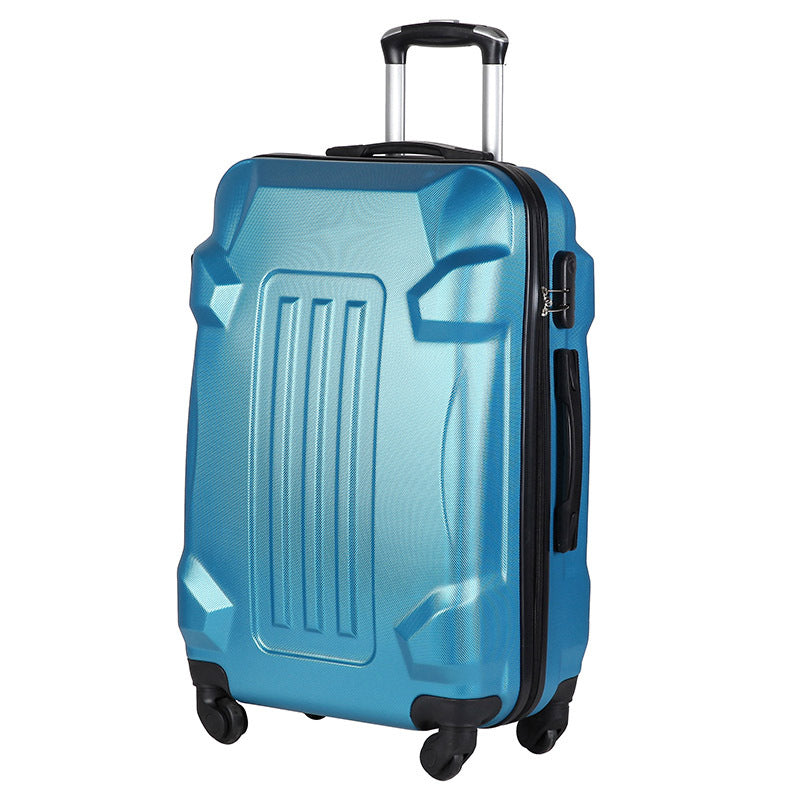 Cross-border 2025 new abs material trolley case, dustproof and strong travel boarding case, thickened universal wheel password box