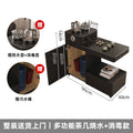 Movable coffee table small apartment multi-functional side cabinet water boiling tea bluetooth audio side sofa side table tea cabinet