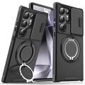 Amazon cross-border wholesale suitable for samsung s26ultra european and american car magnetic holder mobile phone case a57 sliding window