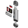 Memory card typec3.0 high-speed otg card reader aluminum alloy mobile phone memory card computer sdtfu disk tf card