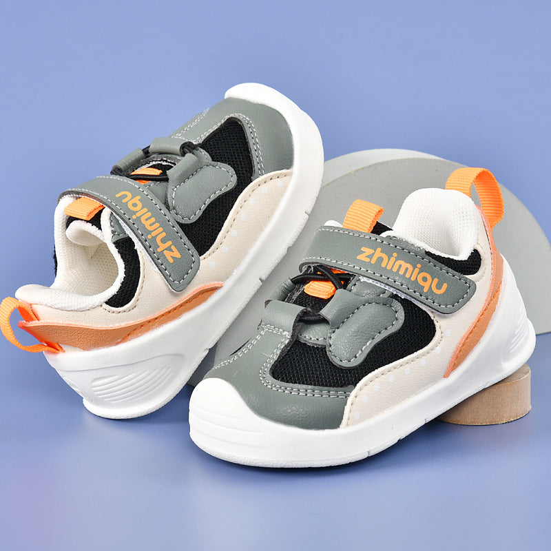Toddler shoes for boys, spring and autumn, 0-1-2 years old, soft sole infant shoes, children's shoes, infant and toddler shoes for girls