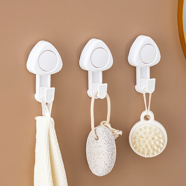 Toilet wall hook No punching suction cup Clothes towel Bathroom hook Strong vacuum suction cup hook behind door