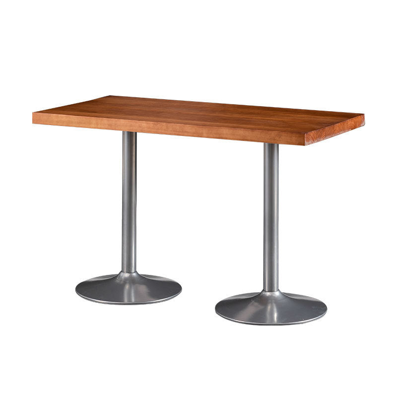 American dining chair LOFT solid wood table cafe dining table and chair combination restaurant bar industrial style wrought iron leisure table and chair