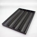 Commercial baguette non-stick baking pan mold - four-slot/five-slot baguette french u-shaped wavy loaf pan