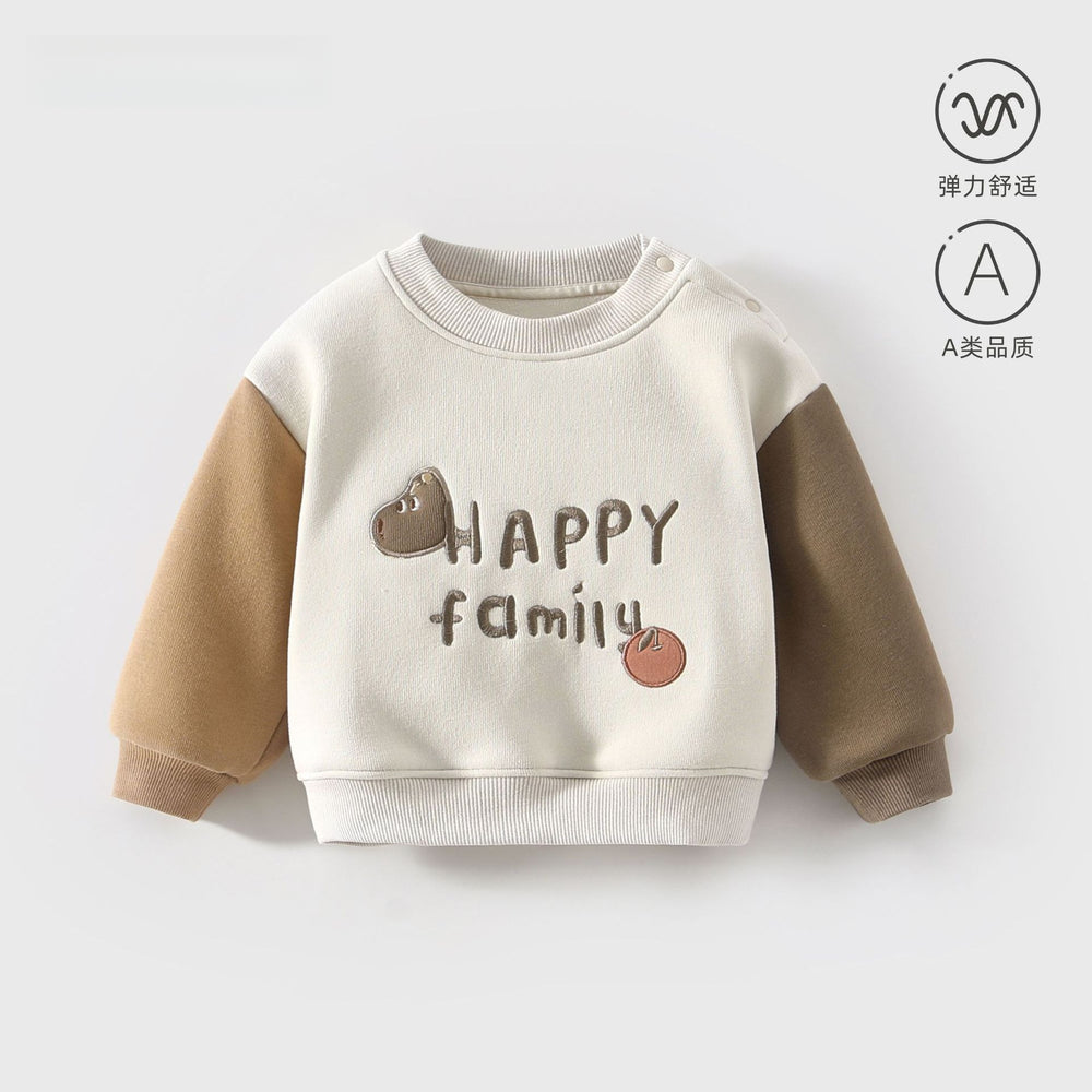 Babycare baby clothes autumn winter korean style fashionable kids' sweatshirt top long sleeve newborn baby outing clothes