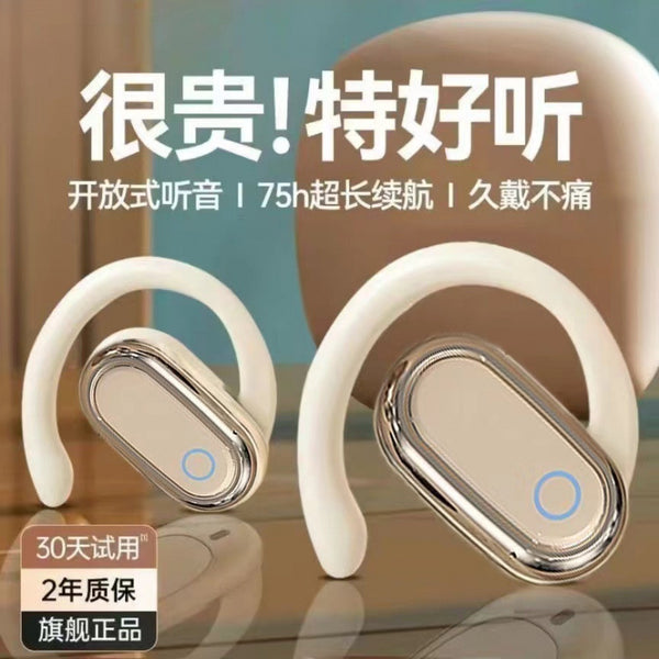 Top with Voice of Berlin 2025 new bone conduction open Bluetooth headset wireless long battery life sports running