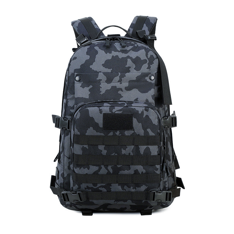 Outdoor storage large capacity hiking scratch-resistant wear-resistant backpack new outdoor camouflage bag double shoulder leisure