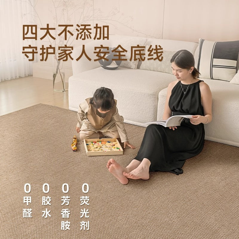 Machine washable carpet new arrival living room double layer detachable washable pure color sofa bedroom chenille for home floor mat