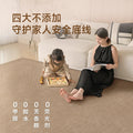 Machine washable carpet new arrival living room double layer detachable washable pure color sofa bedroom chenille for home floor mat