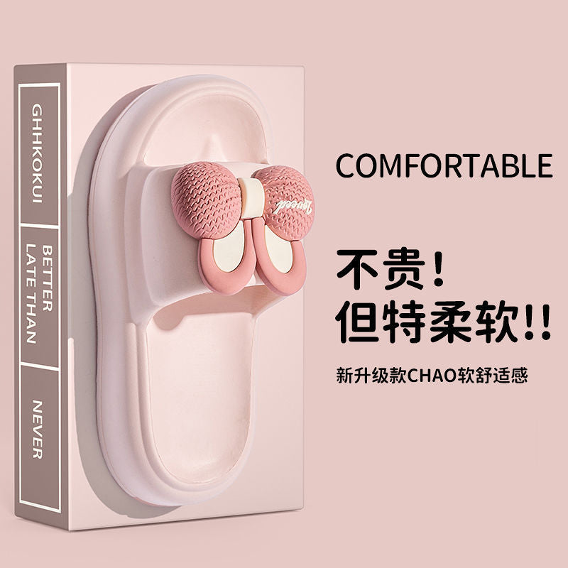 New arrival cartoon cute sandals for women 2026 popular home thick soleoutwear bathroom bath non-slip slippers wholesale