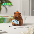 Compatible with lego children's educational toys capybara building blocks assemble toys cartoon dolls boys and girls ornaments
